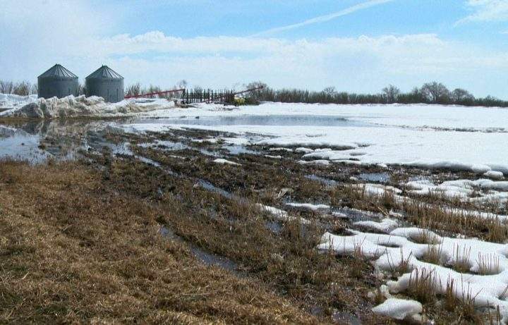 Snow sheathed fields delay seeding season for Saskatchewan farmers.