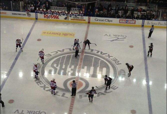 Edmonton Oil Kings take on the Calgary Hitmen at Rexall Place April 30, 2013.
