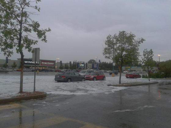Summer storm wreaks havoc on the Capital Region, August 23, 2012.