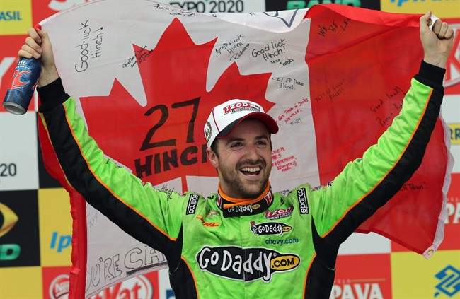 IndyCar driver James Hinchcliffe.