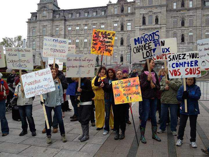 Quebec city protests