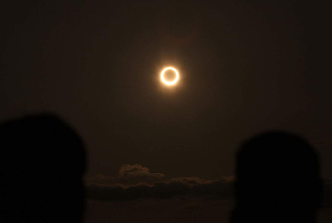 The "ring of fire" as seen from China in 2012.