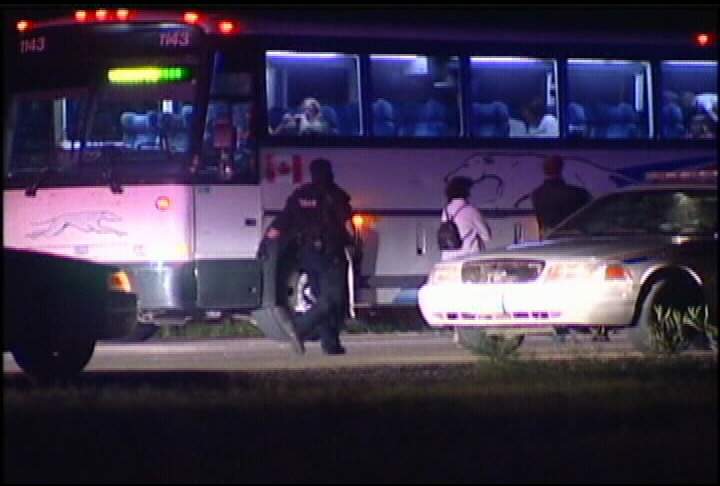 One of the first officers to arrive on scene when a young man was beheaded on a Greyhound bus in 2008 has taken his own life.