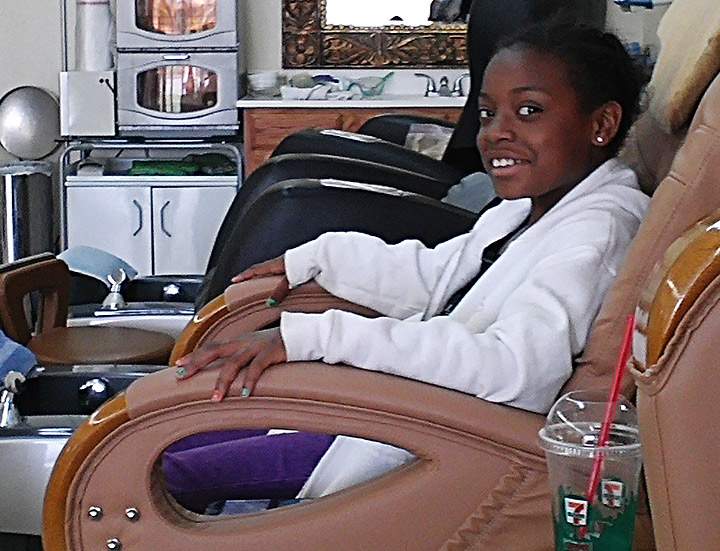 This undated handout photo provided by the Hornsby family shows JaNae Hornsby. JaNae, who was killed when a tornado struck Plaza Towers Elementary School in Moore, Okla., on May 20, 2013.
