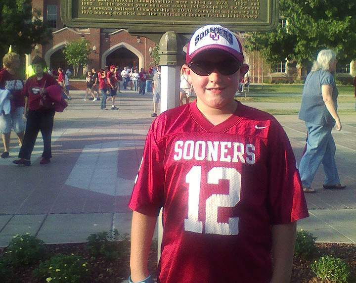 This undated photo provided by Marvin Dixon shows his grandson Kyle Davis. Davis was killed when a tornado struck Plaza Towers Elementary School in Moore, Okla., on May 20, 2013. Nicknamed “The Wall,” 8-year-old Davis loved soccer and going to the Monster Truck exhibitions at the fairgrounds with his grandfather.
