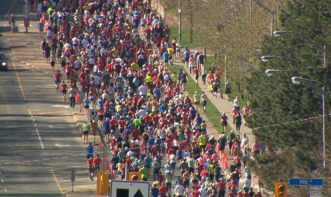 The annual GoodLife Fitness Toronto Marathon takes place on Sunday, May 6.