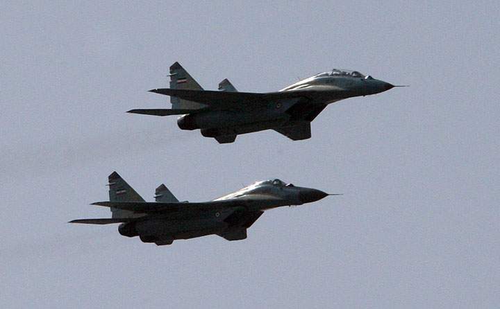 Russian MIG fighter jets.