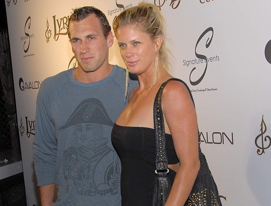 Jarret Stoll and Rachel Hunter. (Getty Images)
