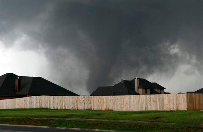 The United States receives 1000 tornadoes annually.
