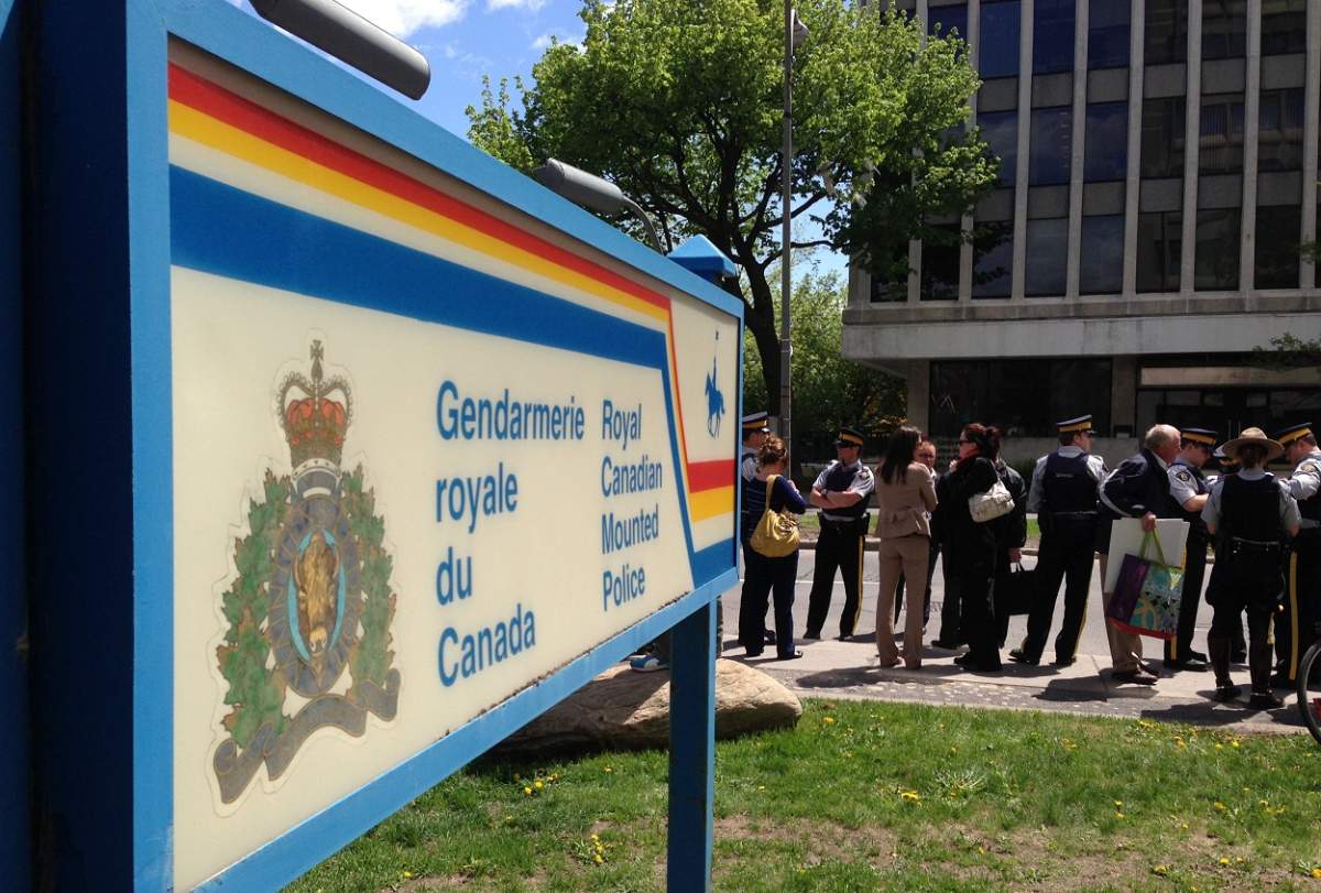 RCMP protest in Montreal
