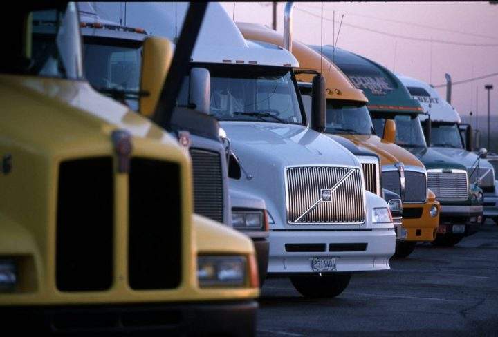 transport truck rig semi