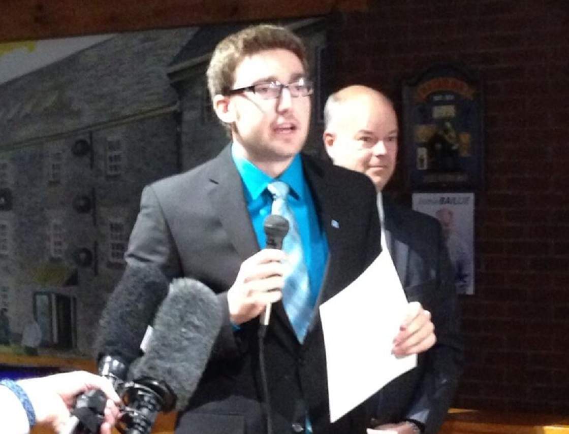 Travis Price, founder of Pink Shirt Day, announced on Tuesday he's running for the Progressive Conservative party in Fariview/Clayton Park.