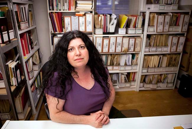 Hilla Kerner from the Vancouver Rape Relief and Women’s Shelter poses at the shelter on Friday, May 3, 2013.