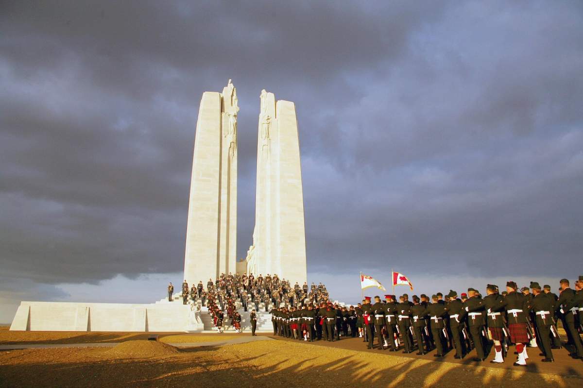 Vimy Ridge memorial