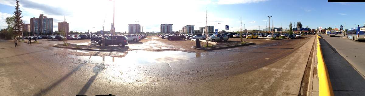 Century Park Park and Ride lot, June 24, 2013