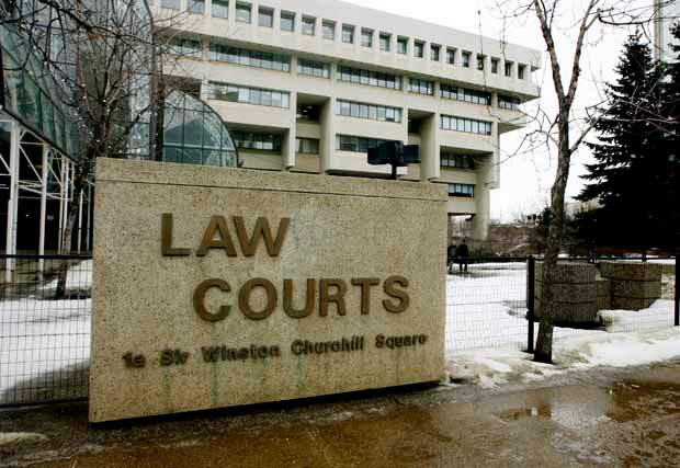 The Law Courts in downtown Edmonton.