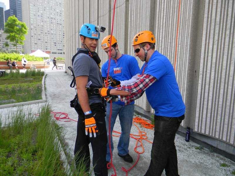 antony robart rappelling city hall rope for hope