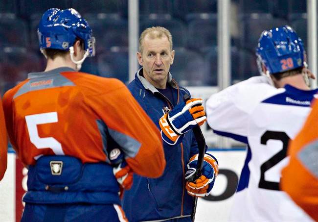 Edmonton Oilers head coach Ralph Krueger is pictured in Edmonton.