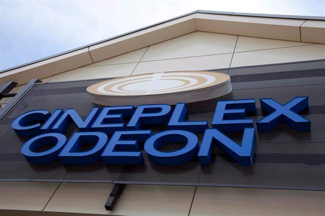 A Cineplex Odeon is pictured in North Vancouver, on May 15, 2012. 