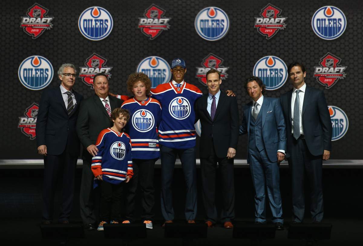 The Edmonton Oilers have selected defenceman
Darnell Nurse with the seventh pick in the NHL draft.

