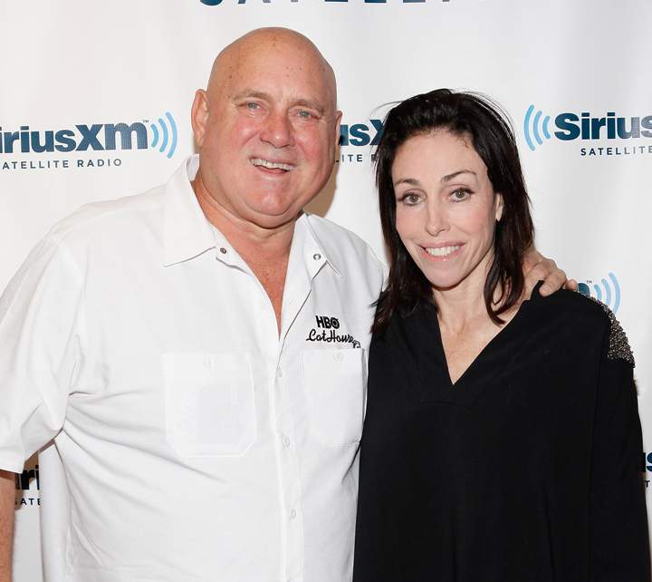 File - Bunny Ranch founder Dennis Hof and Heidi Fleiss visit SiriusXM Studio on November 16, 2011 in New York City. 