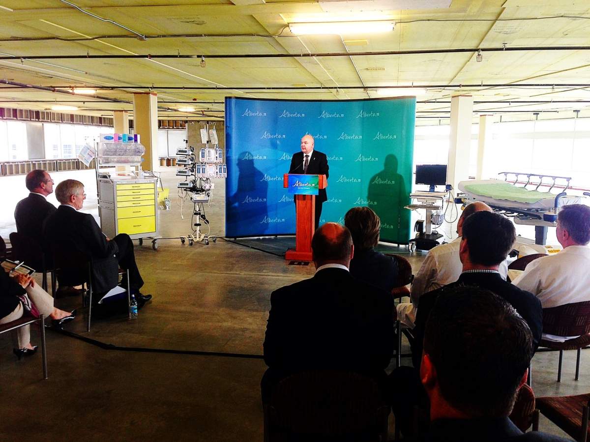 Health Minister Fred Horne speaks to the media June 20, 2013.