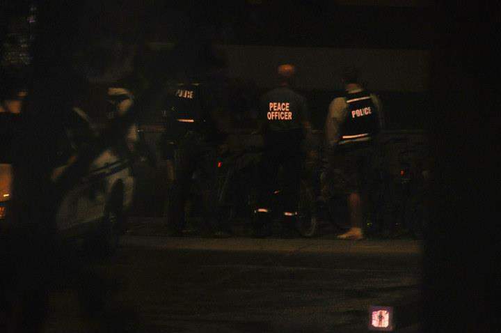 Scene of the HUB mall shooting, June 15, 2012.