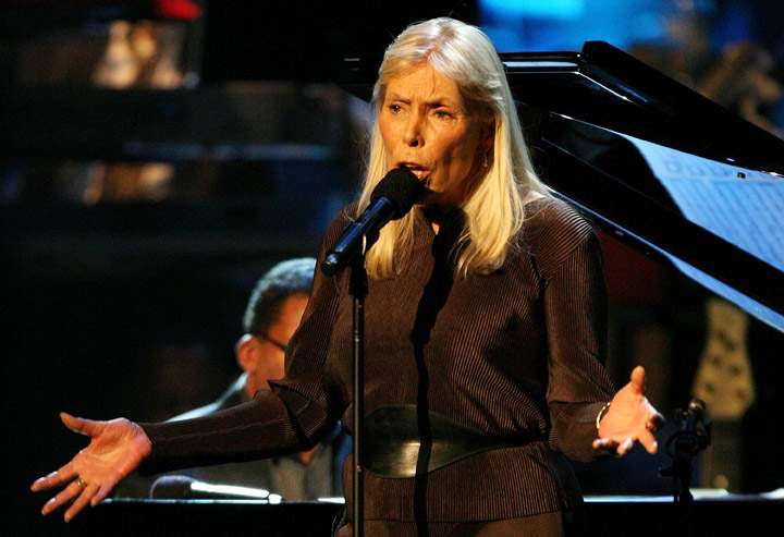 Joni Mitchell, pictured in 2007.