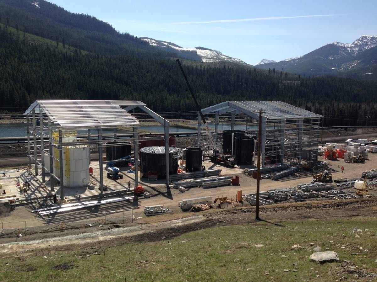 A water treatment facility to treat high levels of selenium in Elk River is under construction and will be operational in 2014.