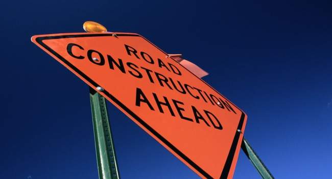 File photo of a sign warning motorists of road construction.