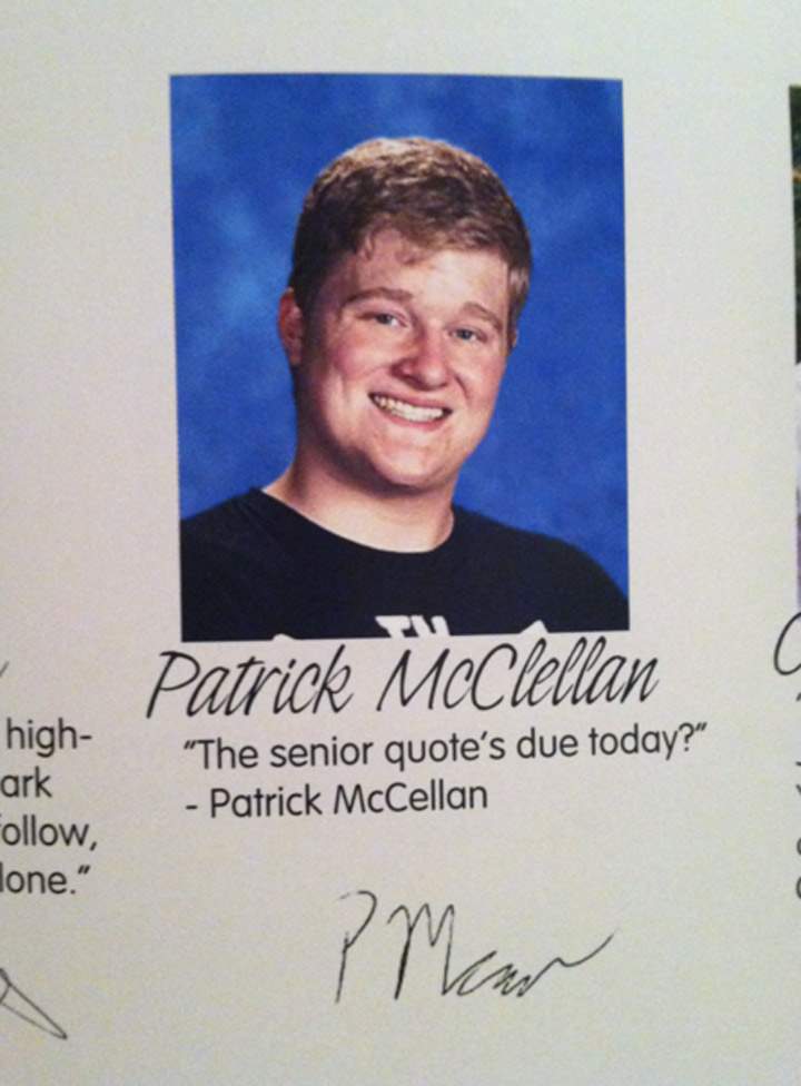 Memorable (and odd) yearbook quotes - image