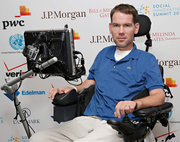 FILE - Former NFL player Steve Gleason attends the Social Innovation Summit May 2013 - Day Two on May 30, 2013 in New York City.  