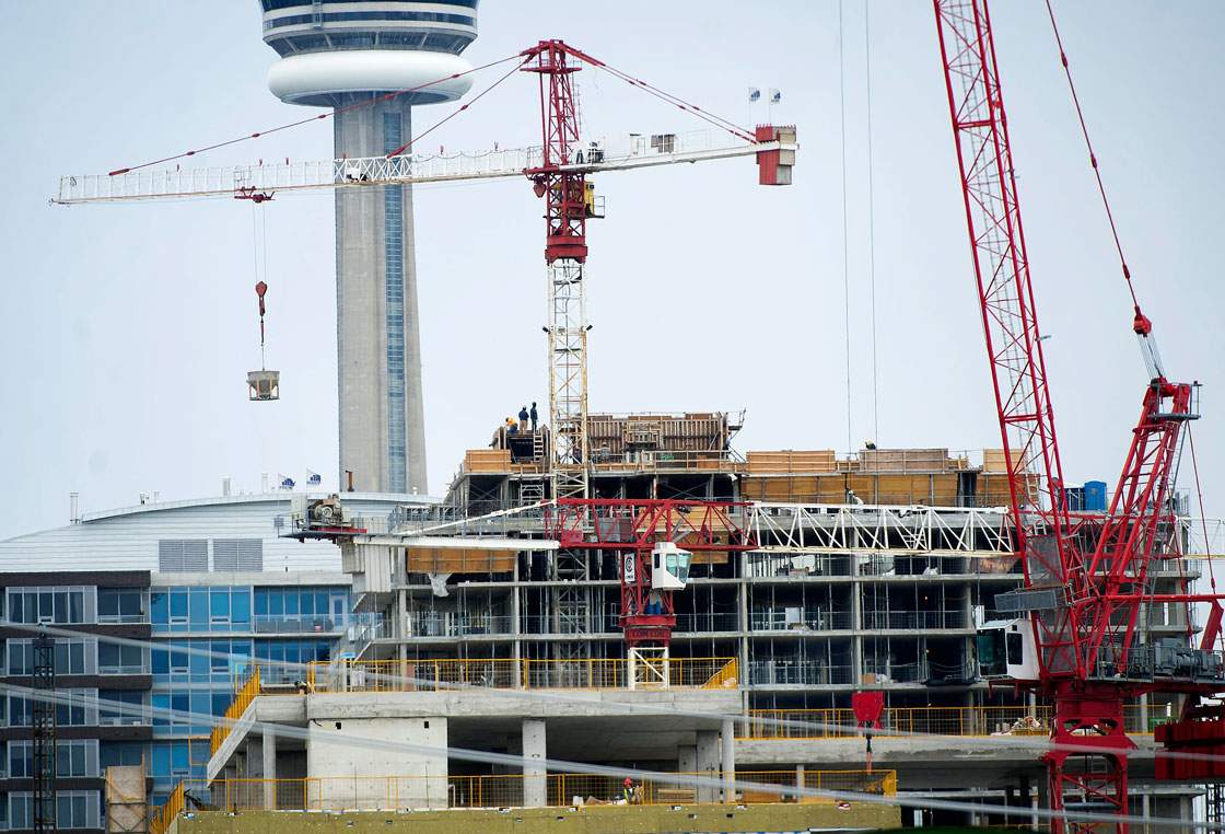 Toronto condominium sales were down 55 per cent in the first three months of the year. "Demand is expected to level off this year amid good affordability and a strong rental market," a new report from BMO says. 