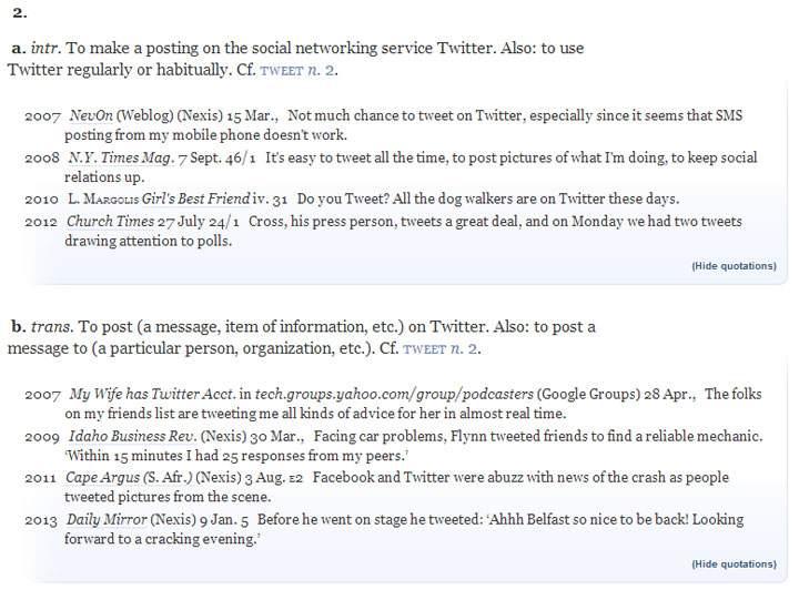 ‘Tweet’ to be recognized as a word in Oxford English Dictionary - image