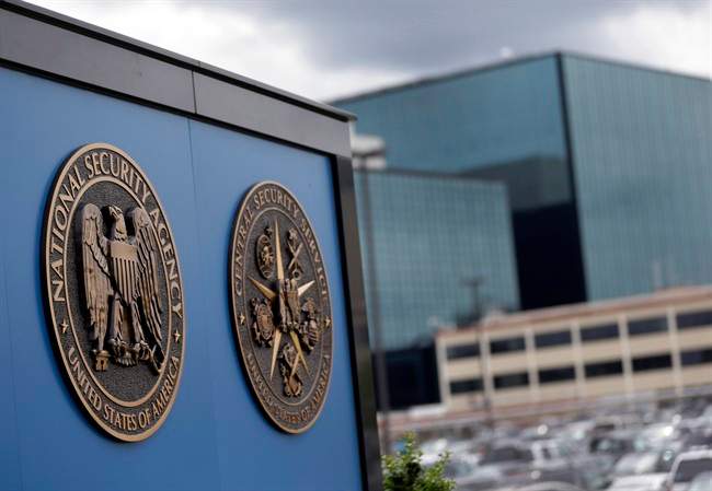 FILE - A sign stands outside the National Security Administration (NSA) campus in Fort Meade, Md., Thursday, June 6, 2013.