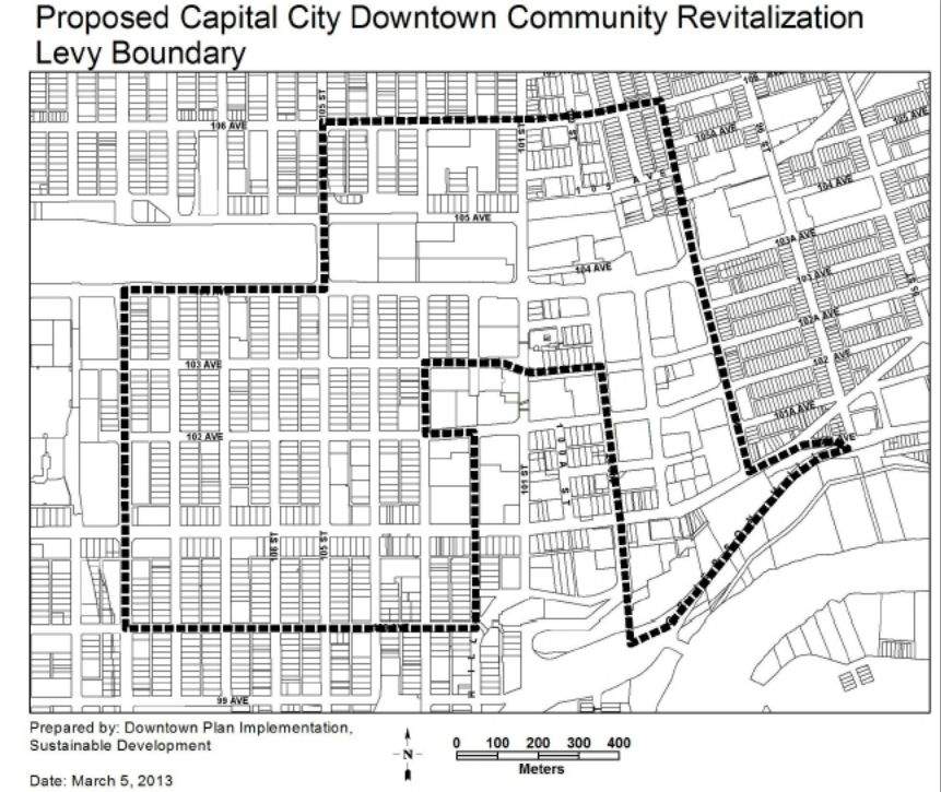 Edmonton city council has approved a boundary for the Capital City Downtown CRL.