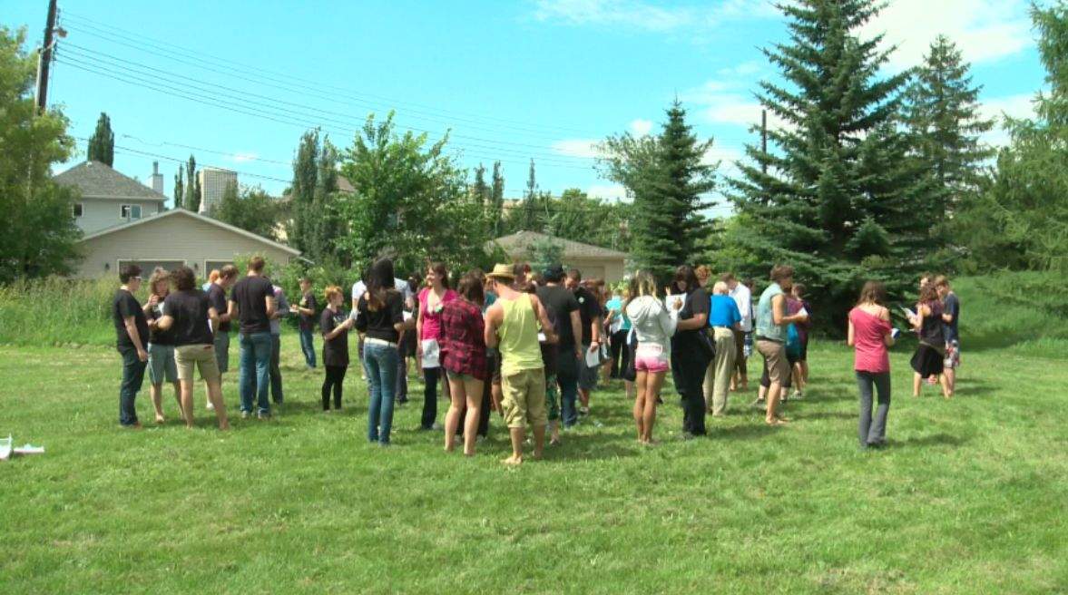56 youth and 26 volunteers gather for the 10th annual Camp FYrefly. 
