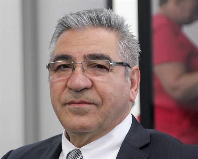 Bob Nazarian, owner of the ill-fated Algo Centre Mall, is seen at the inquiry into the mall's collapse in Elliot Lake, Ont., on Tuesday, July 23, 2013. 