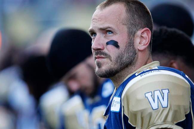 Buck Pierce during his time with the Blue Bombers.