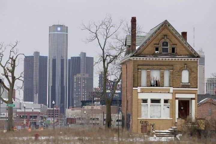 The General Motors (GM) world headquarters is seen February 24, 2013 in Detroit, Michigan.