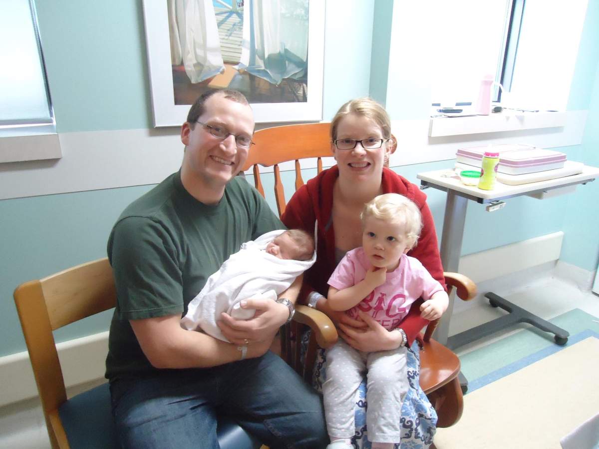 Brian and Lisa Gibson with children Nicholas and Anna in an undated photo from Facebook.