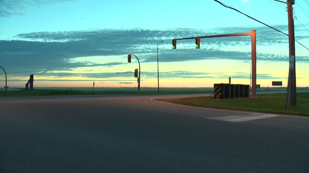 A semi and a pickup truck crash on the Trans-Canada Highway near Winnipeg killed the driver of the pickup.