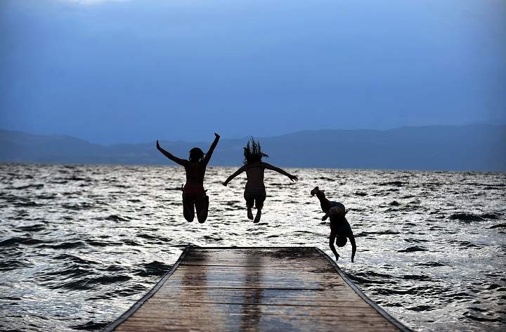 jump in a lake
