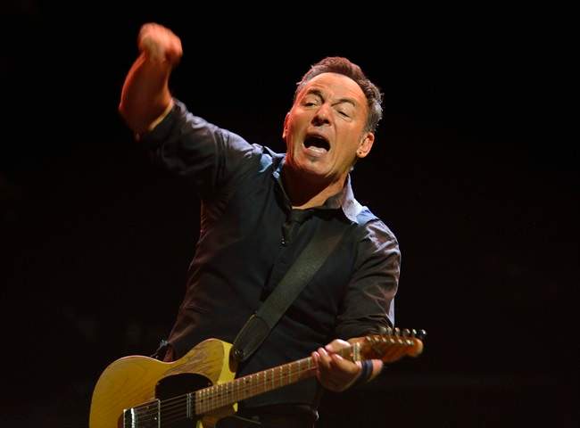 Bruce Springsteen, shown in this May 3, 2013 file photo, has cancelled an upcoming concert in North Carolina in light of a recently passed law restricting the rights of LGBTQ individuals.