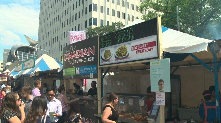 Taste of Edmonton; July 18, 2013.