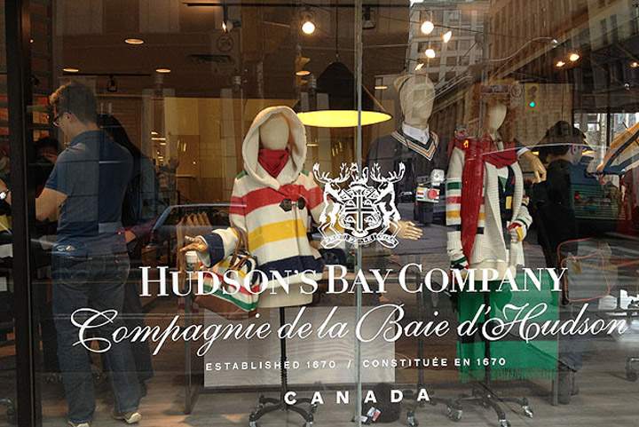 Canadian retailer Hudson's Bay Co. saw sales climb by double digits across all banners in the latest three-month stretch.