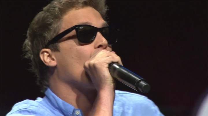 Tom Thum performs during  the TEDxSydney conference. 