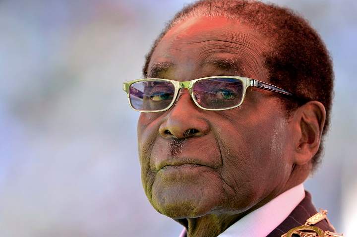 Zimbabwean President Robert Mugabe looks on during his inauguration and swearing-in ceremony on August 22, 2013 at the 60,000-seater sports stadium in Harare.