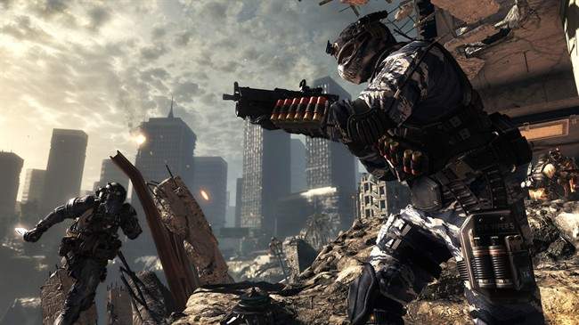 This undated publicity photo released by Activision/Infinity Ward shows a scene from the video game, "Call of Duty: Ghosts." (AP Photo/Activision/Infinity Ward).