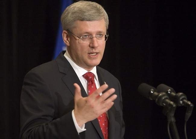 File photo of Prime Minister Stephen Harper.